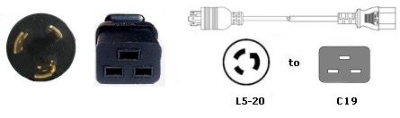l5-20 to c19 cords