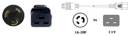 l6-20 to c19 power cable