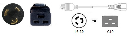 l6-30p to c19 power cord