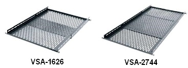 middle atlantic vsa vented 4-point adjustable rack shelves