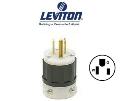 Picture of Leviton 5266-C NEMA 5-15P 15 AMP Straight Blade Power Plug