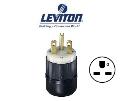 Picture of Leviton 5666-C - NEMA 6-15P Straight Blade  Power Plug