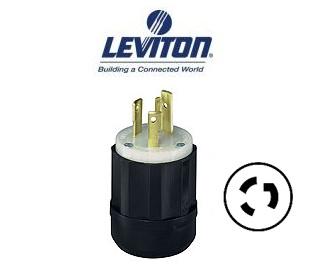 Picture of Leviton 2621- 30 AMP NEMA L6-30P Locking Power Plug