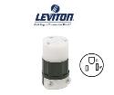 Picture of Leviton 5269-C NEMA 5-15R 15 AMP Straight Blade Power Connector
