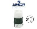 Picture of Leviton 4729-C NEMA L5-15R 15 AMP Locking Power Connector