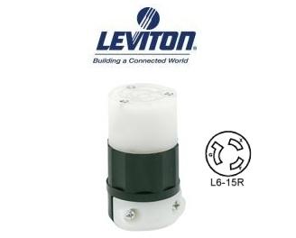 Picture of Leviton 4579-C NEMA L6-15R 15 AMP Locking Power Connector