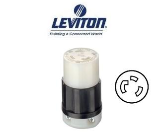Picture of Leviton 2613 NEMA L5-30R 15 AMP Locking Power Connector