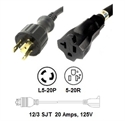 Picture of L5-20P to 5-20R Power Cords