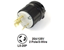 Picture of NEMA L5-20P Locking Plug