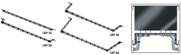 Middle Atlantic LBP Wire Management Offset Lacing  Bars 