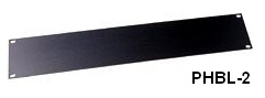 middle atlantic flanged black powder coat blank filler panel