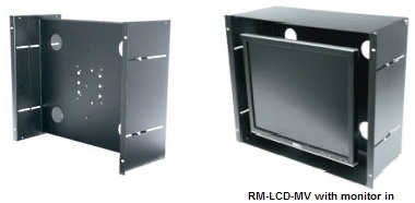 middle atlantic lcd monitor rack mount shelf