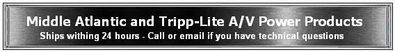 MIddle Atlantic Tripplite Rack PDU/UPS