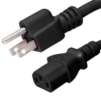 5x 8ft Power Cable Cord NEMA 5-15P Male Plug to IEC C19 Female Socket 15A 14AWG 