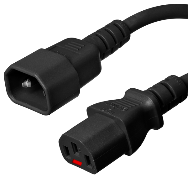 6 Foot C14 to Locking C13 Power Cord - 10 Amps, 250V