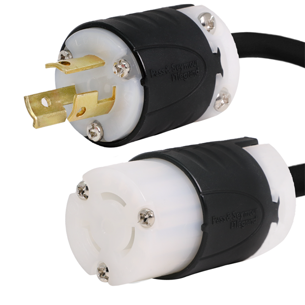 35 Foot L6-15 Extension Cord Rated for 15A, 250V