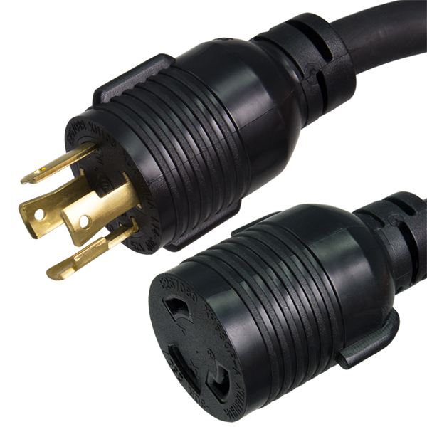 L14-30P to L5-30R Plug Adapter Power Cord