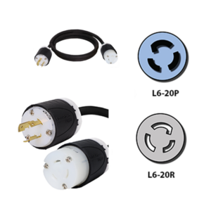 20A Locking Power Cords - Custom A/V Rack