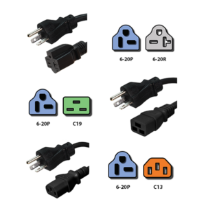 6-20P Power Cords - Custom A/V Rack