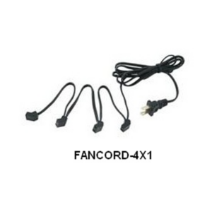 Middle Atlantic Multiple Fan Cords for AC Rack Fans - AC Fan Cords