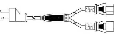 splitter power cord 6-20 to C13