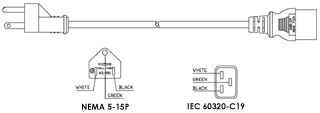 nema 5-15 to c19