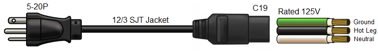 5-15 pc power cable