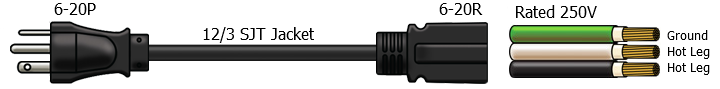 5-15 pc power cable