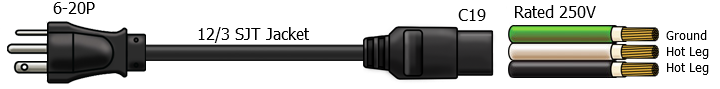 5-15 pc power cable