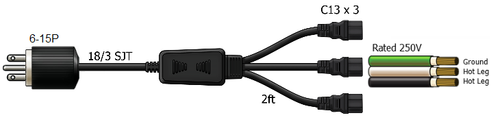 6-20 to 3 x C13