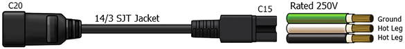 c14 c13 power cable
