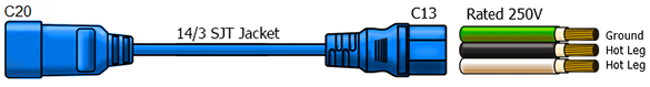 c14 c13 power cable