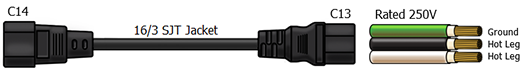 c14 c13 power cable