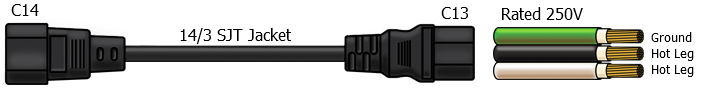 c14 c13 power cable