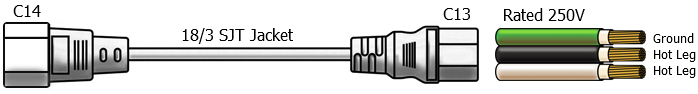 c14 c13 power cable