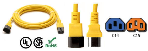 C14 to C13 power cord