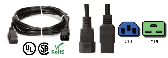 C14 to C13 power cord