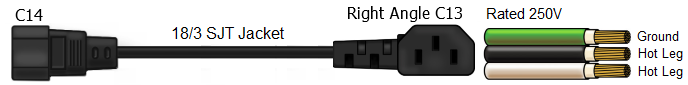 c14 c13 power cable