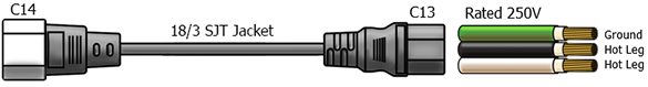 c14 c13 power cable