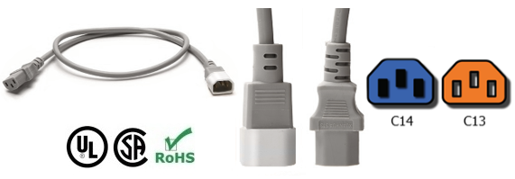 C14 to C13 power cord