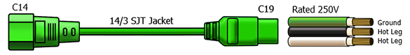 c14 c13 power cable