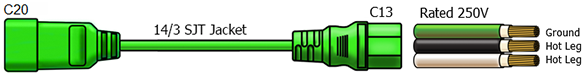 c14 c13 power cable