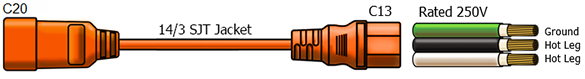 c14 c13 power cable