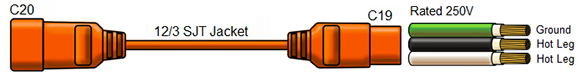 c14 c13 power cable