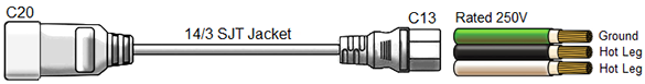c14 c13 power cable