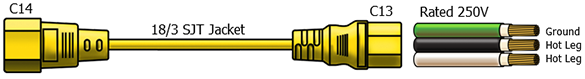 c14 c13 power cable
