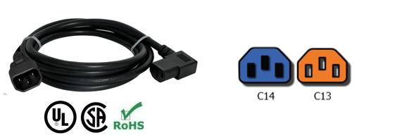 C14 to C13 power cord