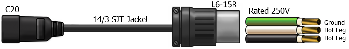 5-15 pc power cable