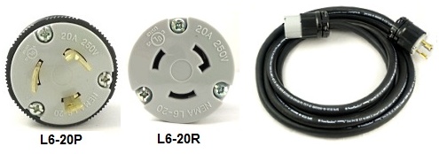 l6-20p extension cable