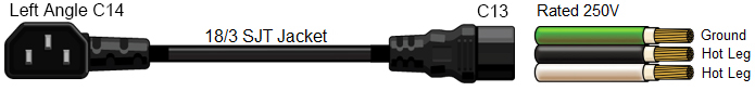 c14 c13 power cable